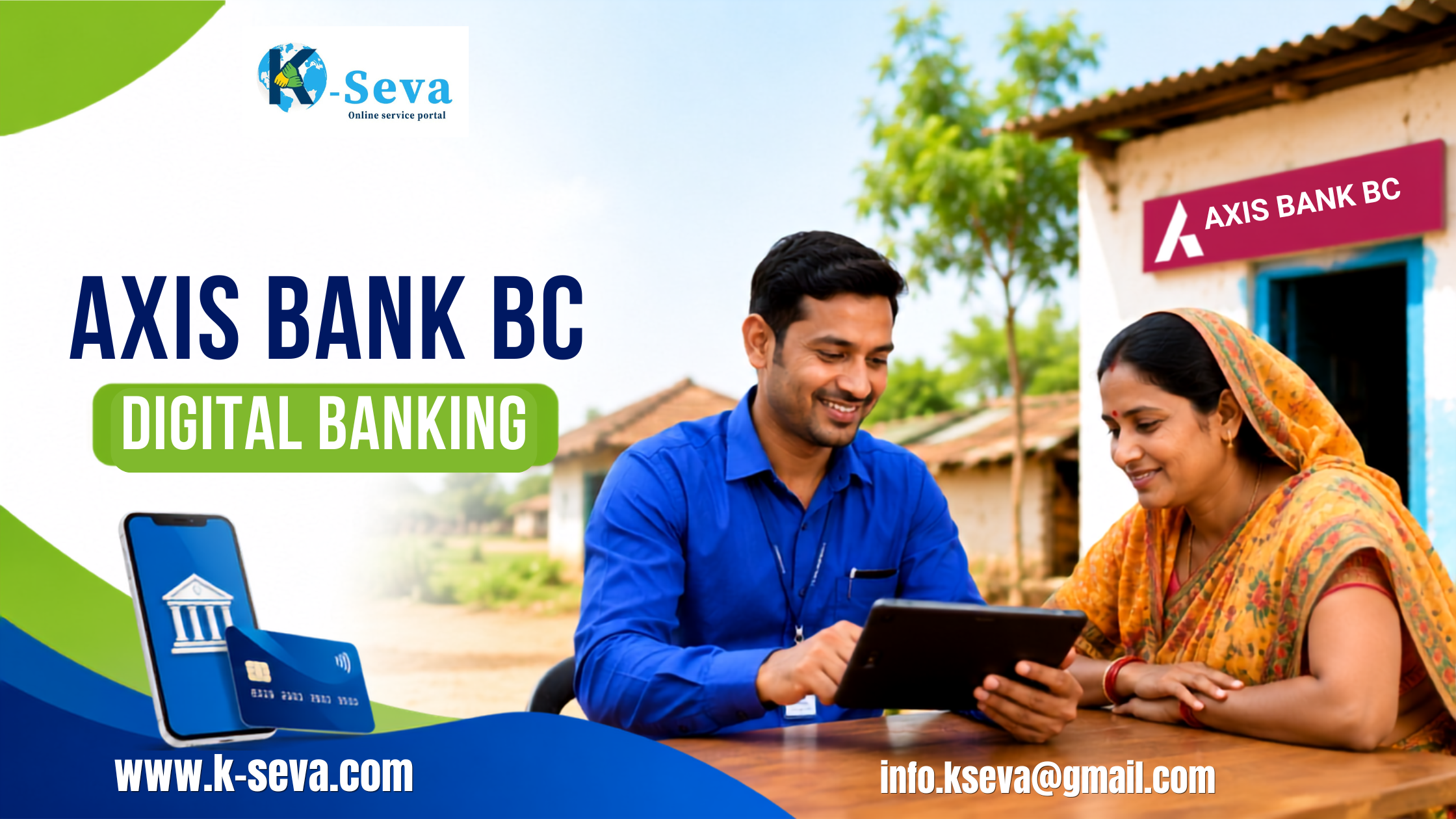 How Axis Bank BC Supports Digital Banking in Rural Areas