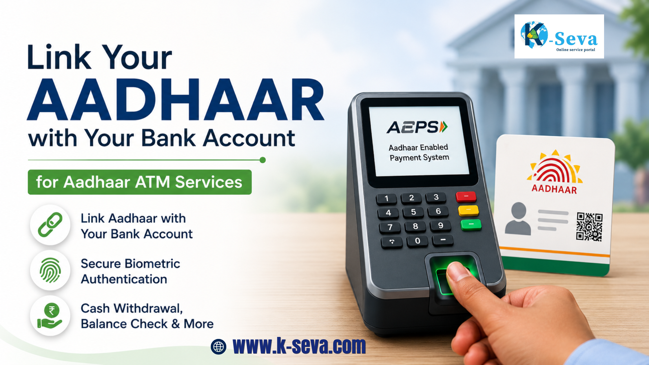How to Link Your Aadhaar with Your Bank Account for Aadhaar ATM Services