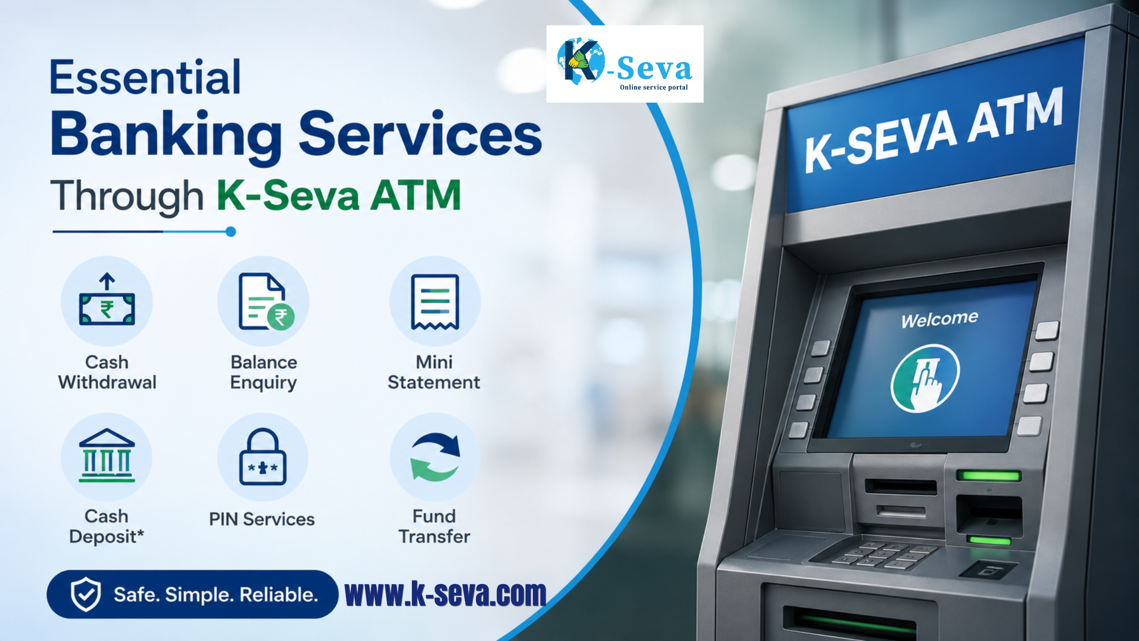 Essential Banking Services You Can Access Through K-Seva ATM