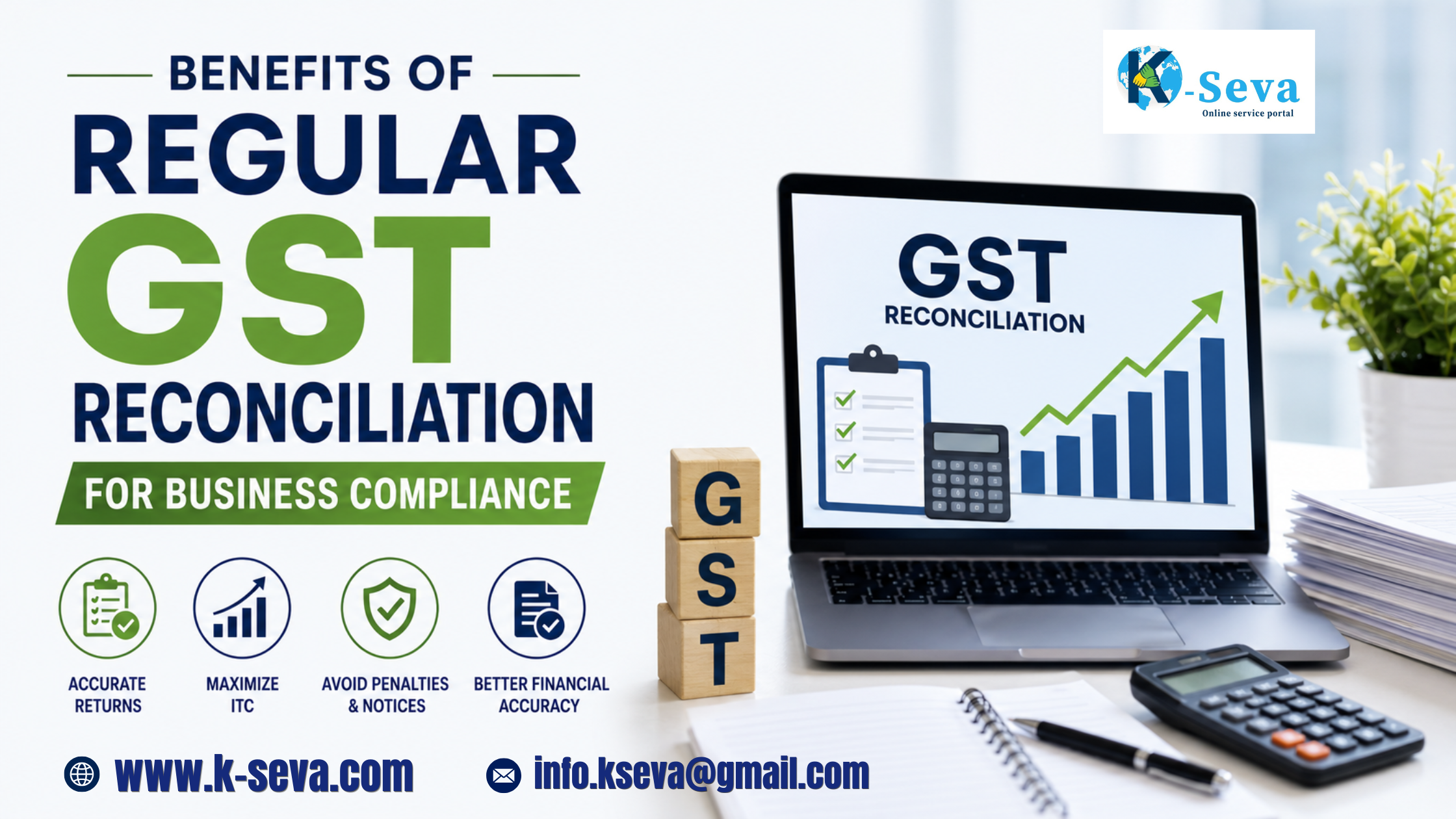 Benefits of Regular GST Reconciliation for Business Compliance