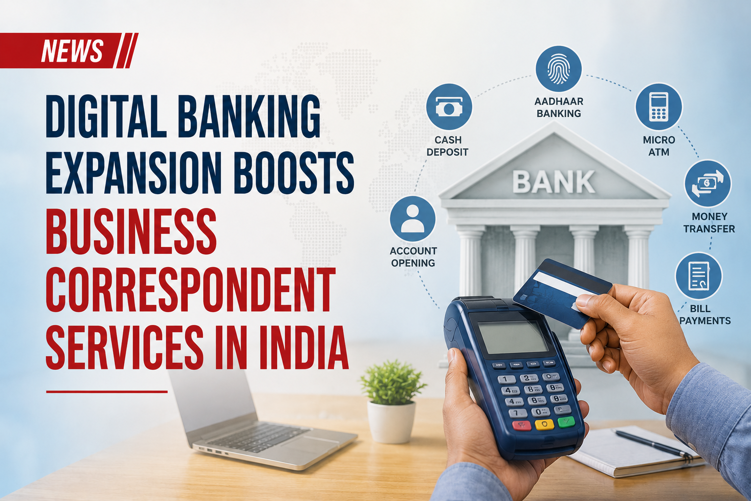Digital Banking Expansion Boosts Demand for Business Correspondent Services in India