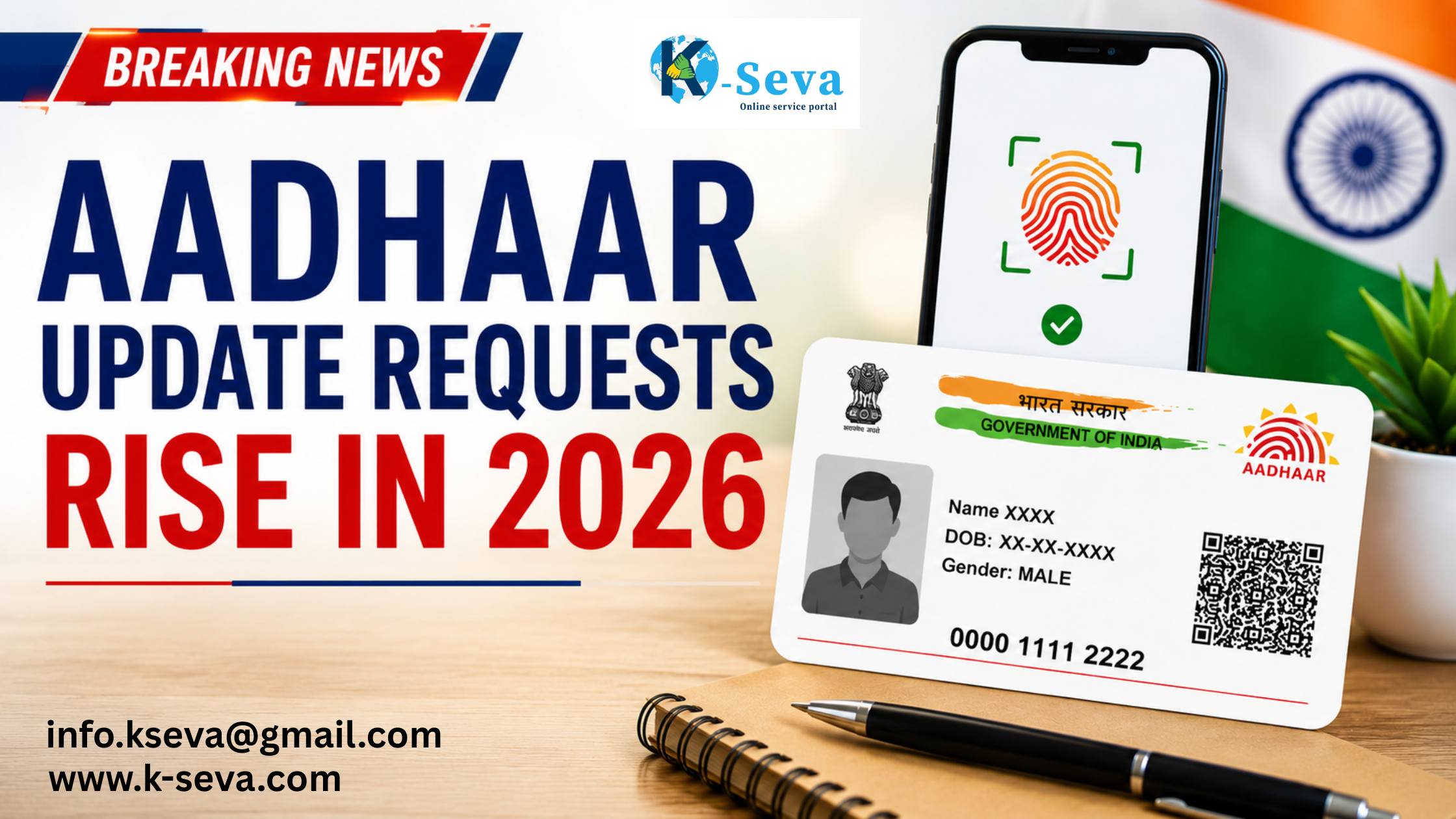 Aadhaar Update Requests Rise in 2026 as Citizens Prioritize Accurate Digital Identity Records