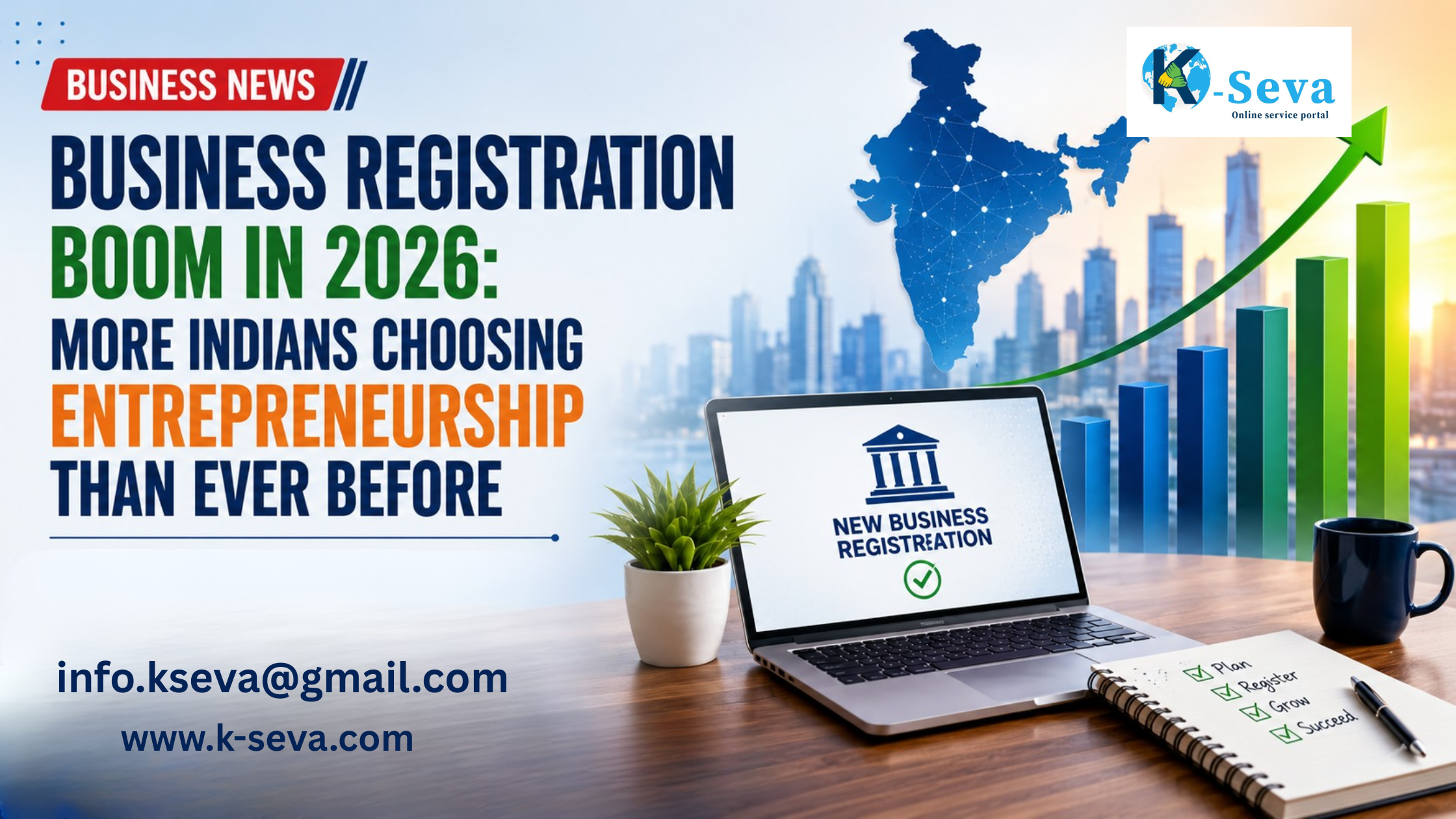 Business Registration Boom in 2026: More Indians Choosing Entrepreneurship Than Ever Before