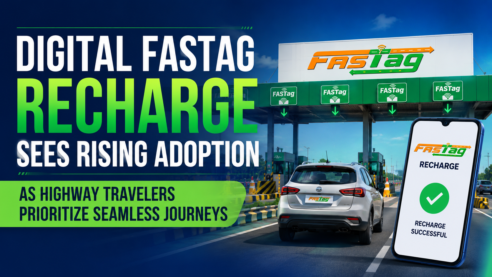 Digital FASTag Recharge Sees Rising Adoption as Highway Travelers Prioritize Seamless Journeys