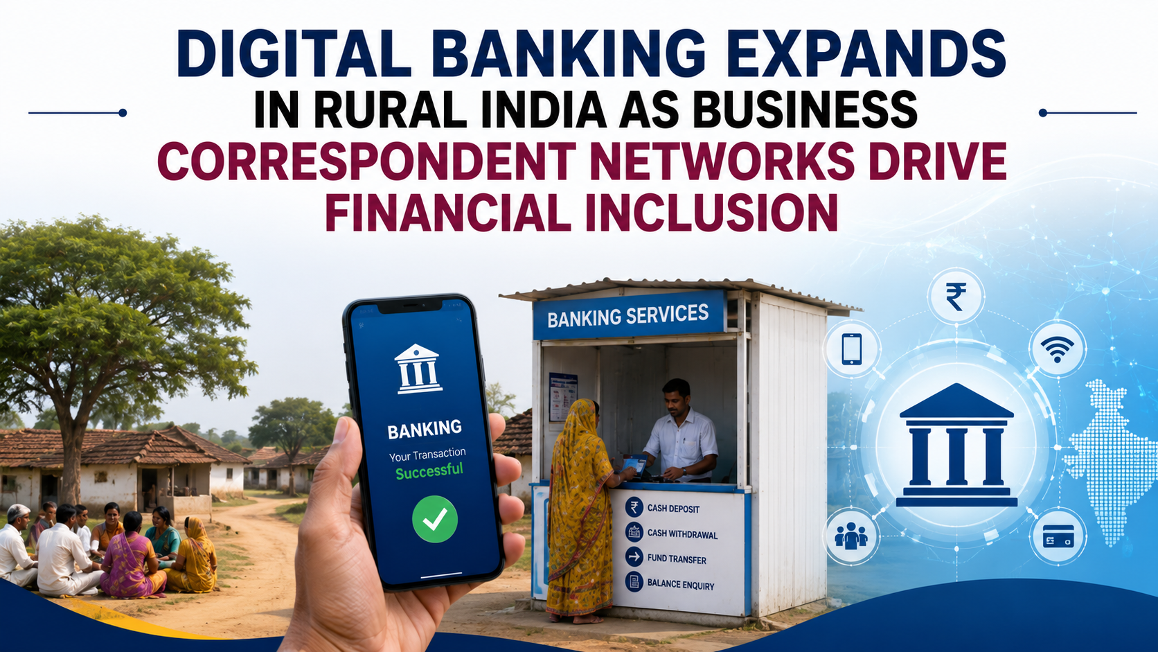 Digital Banking Expands in Rural India as Business Correspondent Networks Drive Financial Inclusion