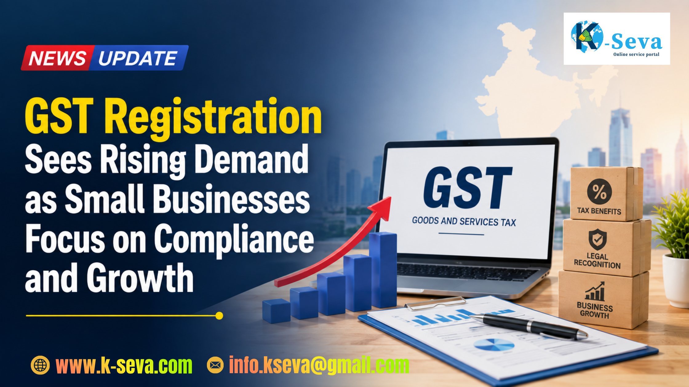 GST Registration Sees Rising Demand as Small Businesses Focus on Compliance and Growth