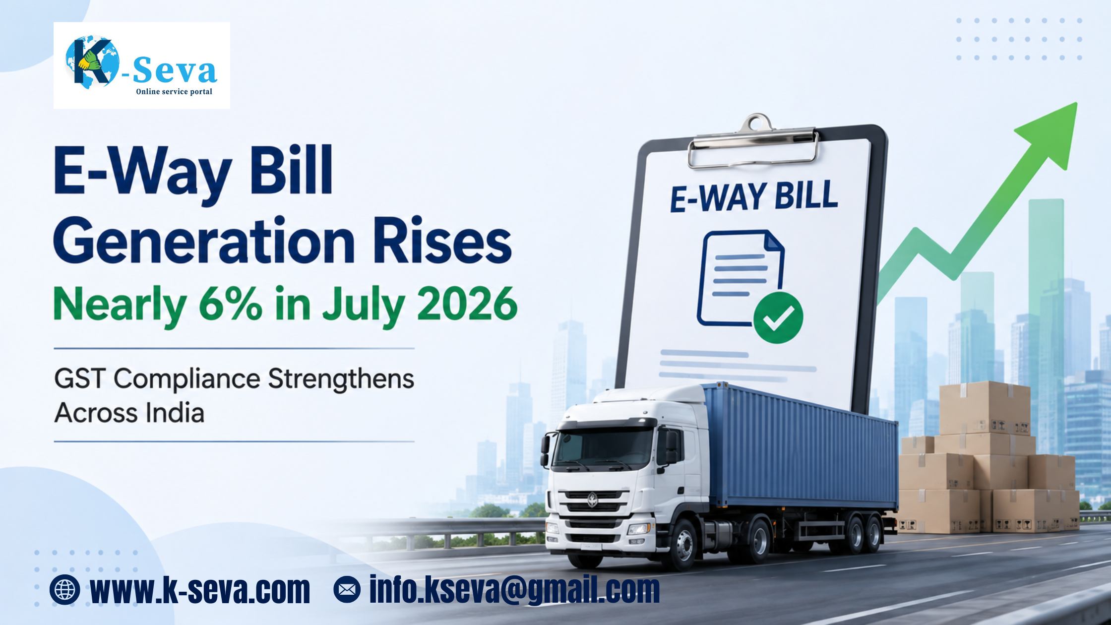 E-Way Bill Generation Hits Record Levels as GST Compliance Gains Momentum